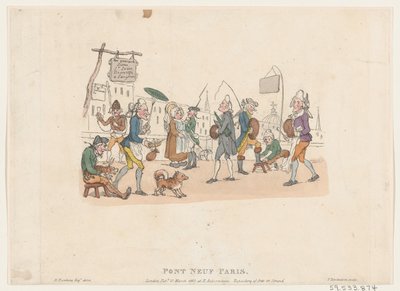 Pont Neuf, Paříž, 1. května 1803, 1. května 1803. od Thomas Rowlandson
