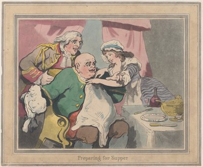 Příprava na večeři, 22. října 1789, 22. října 1789. od Thomas Rowlandson