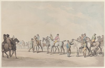 Příprava na závod od Thomas Rowlandson