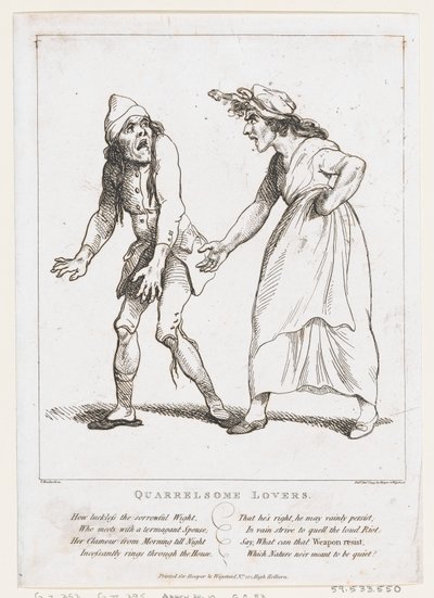 Svárliví milenci, 2. ledna 1797., 2. ledna 1797. od Thomas Rowlandson