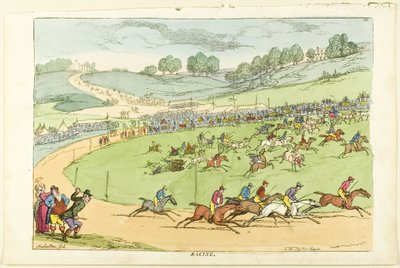Závodění od Thomas Rowlandson