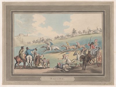 Racing [The Start], 1. ledna 1799, 1. ledna 1799. od Thomas Rowlandson