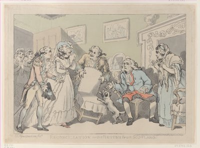 Smíření aneb návrat ze Skotska, 17. prosince 1785, 17. prosince 1785. od Thomas Rowlandson