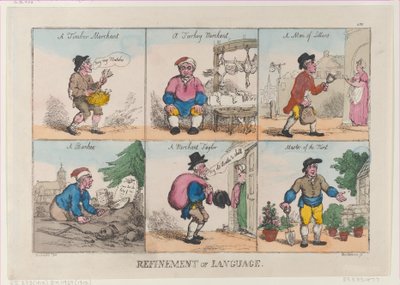 Upřesnění jazyka, 1. října 1802, 1. října 1802. od Thomas Rowlandson