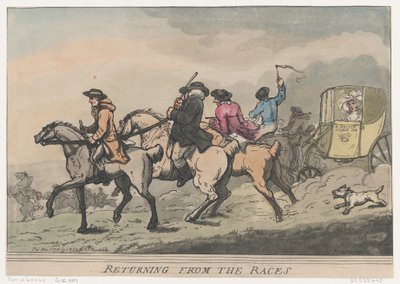 Návrat ze závodů, 1. prosince 1791, 1. prosince 1791. od Thomas Rowlandson