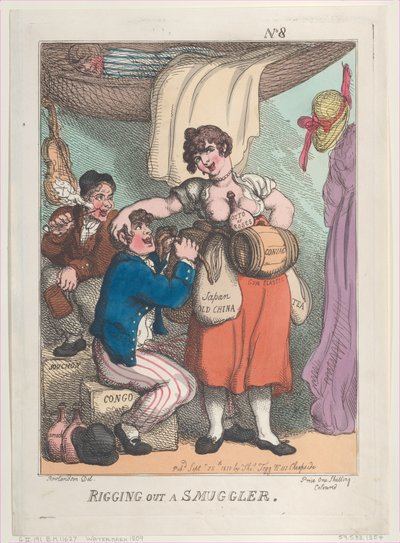 Rigging Out a Smuggler, 25. září 1810, 25. září 1810. od Thomas Rowlandson