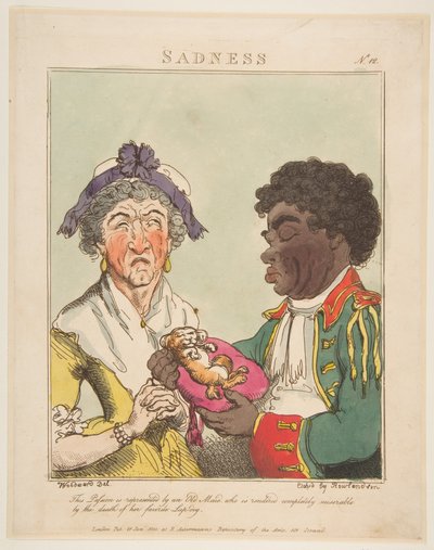 Smutek, 21. ledna 1800. od Thomas Rowlandson