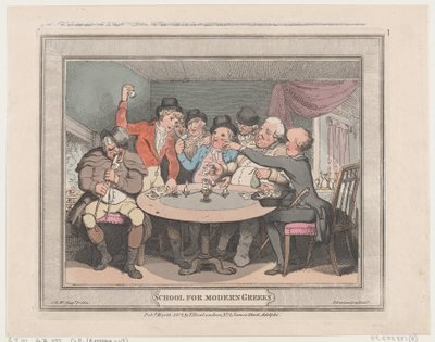 Škola pro moderní Řeky, 10. května 1802., 10. května 1802. od Thomas Rowlandson