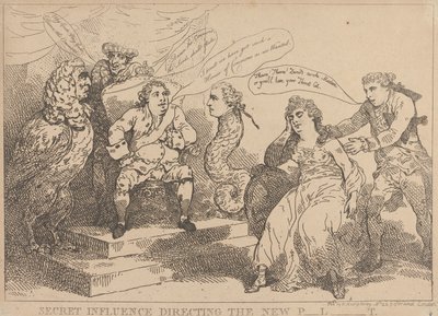 Skrytý vliv, který řídí nový parlament od Thomas Rowlandson