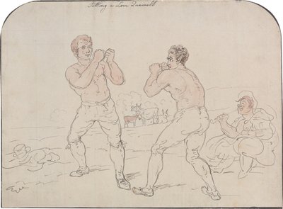 Urovnání milostné hádky od Thomas Rowlandson