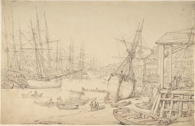 Loděnice, Greenwich od Thomas Rowlandson