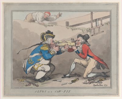 Slimáci v pile, 28. října 1791, 28. října 1791. od Thomas Rowlandson