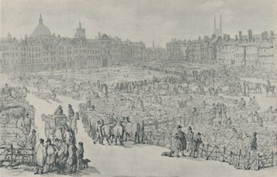 Smithfield Market, 1810, 1920 od Thomas Rowlandson