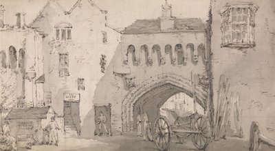 Southampton, Watergate a Globe Inn od Thomas Rowlandson