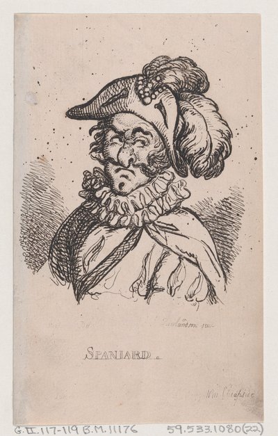 Španěl, duben 1808, duben 1808. od Thomas Rowlandson