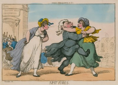 Spit Fires. Sessions House, Clerkenwell od Thomas Rowlandson