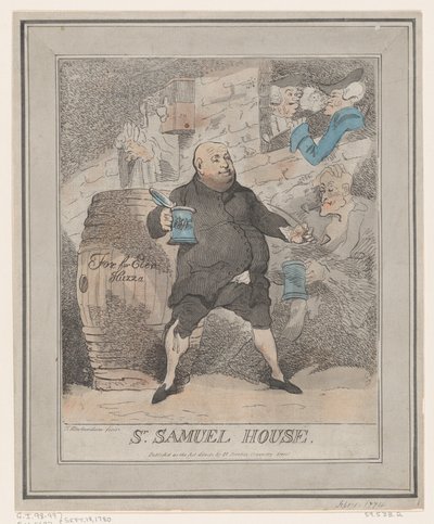 Sr. Samuel House, [1780] znovu vydáno 1786-91., [1780] znovu vydáno 1786-91. od Thomas Rowlandson