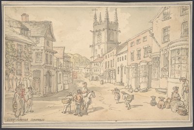 St. Austle, Cornwall od Thomas Rowlandson
