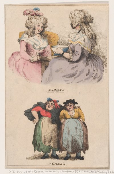 Jakuba a svatého Jiljí, 1. prosince 1791., 1. prosince 1791. od Thomas Rowlandson