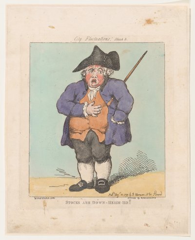 Stocks Are Down- Heigh-Ho!!, 10. srpna 1799., 10. srpna 1799. od Thomas Rowlandson