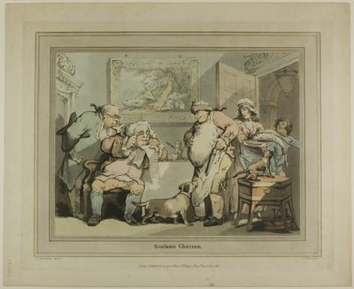 Pilní obžerci od Thomas Rowlandson