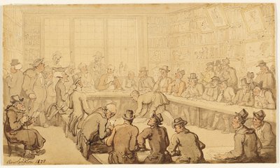 Studie pro Dr. Syntax na aukci knih od Thomas Rowlandson