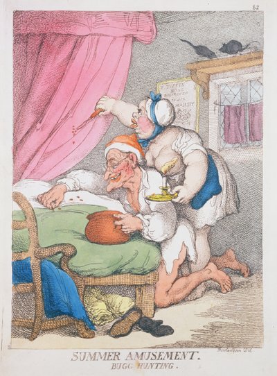 Letní zábava. Lov chyb od Thomas Rowlandson
