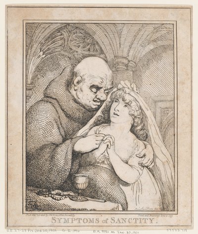 Symptoms of Sanctity, 28. února 1800., 28. února 1800. od Thomas Rowlandson