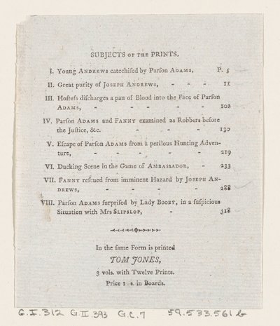 Obsah: Dobrodružství Josepha Andrewse a jeho přítele pana Abrahama Adamse, 1792., 1792 od Thomas Rowlandson