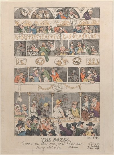 The Boxes, 12. prosince 1809, 12. prosince 1809. od Thomas Rowlandson