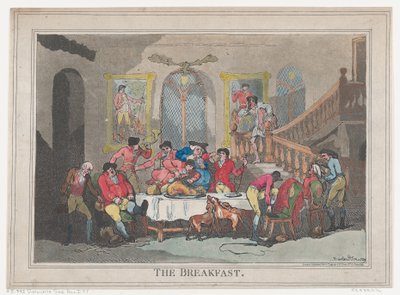 Snídaně, 1. února 1789, 1. února 1789. od Thomas Rowlandson