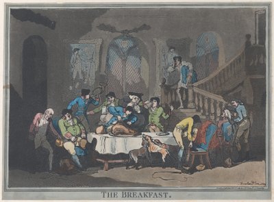Snídaně, 1. února 1789, 1. února 1789. od Thomas Rowlandson