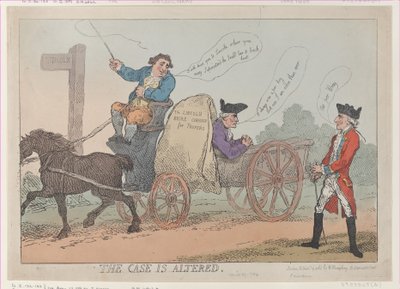 The Case Is Altered, [29. dubna 1784], znovu publikováno., [29. dubna 1784], znovu publikováno. od Thomas Rowlandson