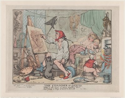 Komora génia, 2. dubna 1812, 2. dubna 1812. od Thomas Rowlandson