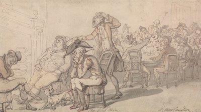 Klubovna od Thomas Rowlandson