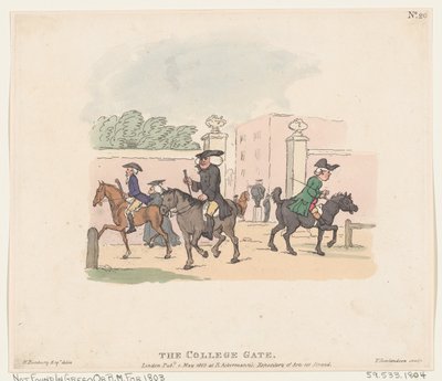 College Gate, 1. května 1803, 1. května 1803. od Thomas Rowlandson
