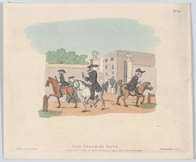 College Gate, 1. května 1803, 1. května 1803. od Thomas Rowlandson