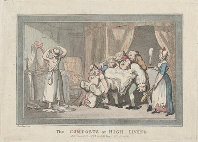 The Comforts of High Living, 16. prosince 1794, 16. prosince 1794. od Thomas Rowlandson