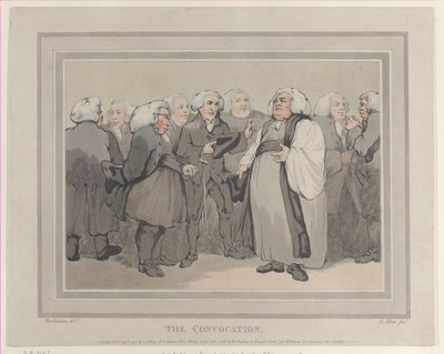 Svolání, září 1785, září 1785. od Thomas Rowlandson