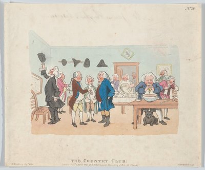 Country Club, 7. dubna 1803, 7. dubna 1803. od Thomas Rowlandson