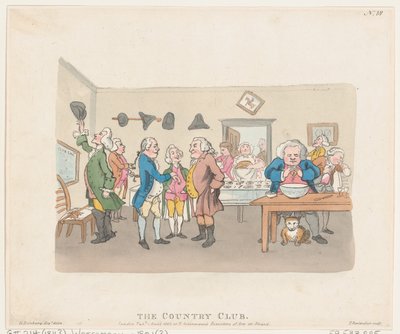 Country Club, 7. dubna 1803, 7. dubna 1803. od Thomas Rowlandson