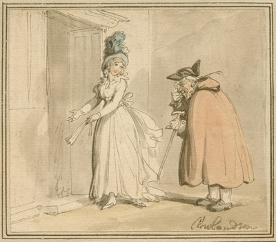 Kurtizána od Thomas Rowlandson