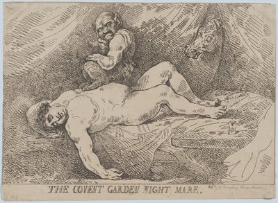 The Covent Garden Night Mare, 20. dubna 1784, 20. dubna 1784. od Thomas Rowlandson