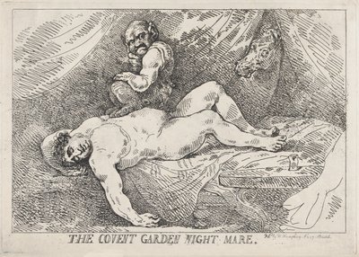 The Covent Garden Night Mare, 20. dubna 1784, 20. dubna 1784. od Thomas Rowlandson