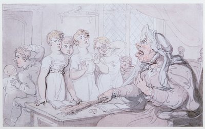 Krutá paní od Thomas Rowlandson
