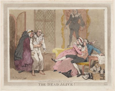 The Dead Alive!, červenec 1795, červenec 1795. od Thomas Rowlandson