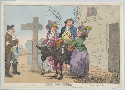 Odjezd, 29. dubna 1784, 29. dubna 1784. od Thomas Rowlandson