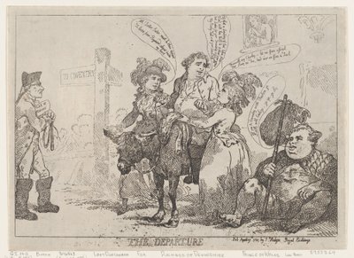 Odjezd, 29. dubna 1784, 29. dubna 1784. od Thomas Rowlandson