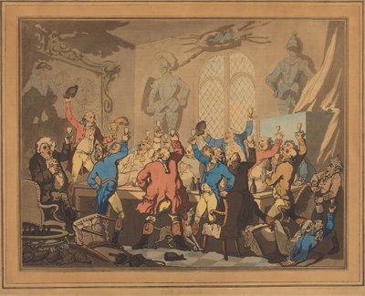 Večeře od Thomas Rowlandson