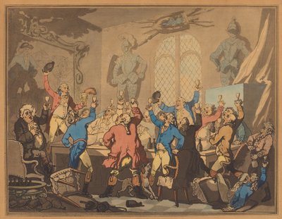 Večeře, 1787. od Thomas Rowlandson